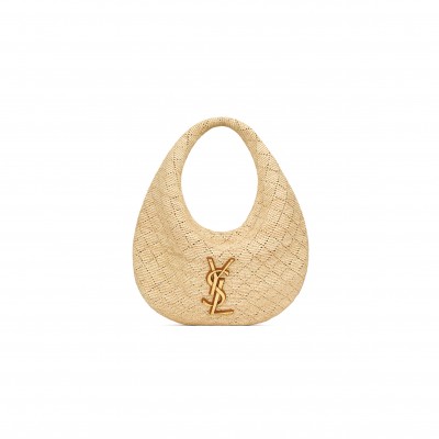 YSL ICARE HOBO IN RAFFIA 868740GAAGT2791 (47*30.5*12cm)